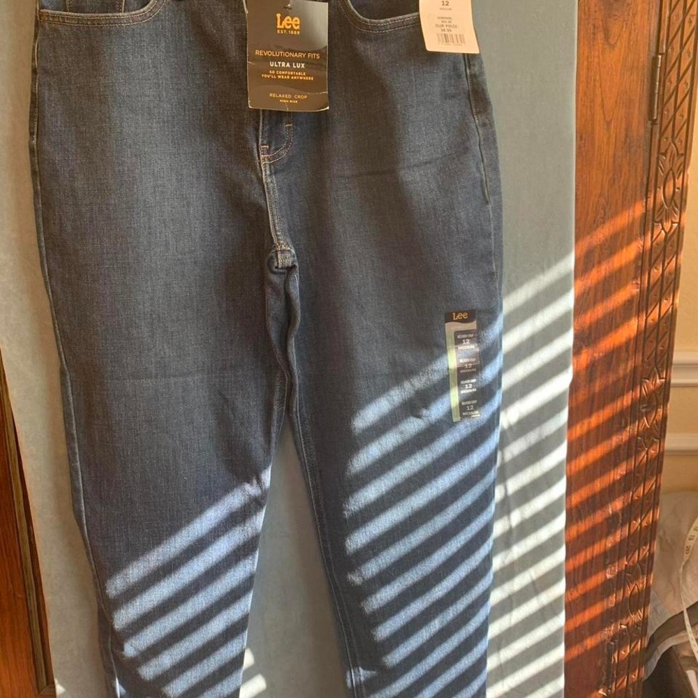 Lee Women's Blue Ankle Jeans